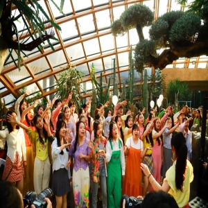 太原植物园音乐雅集与墨香春联共贺新岁